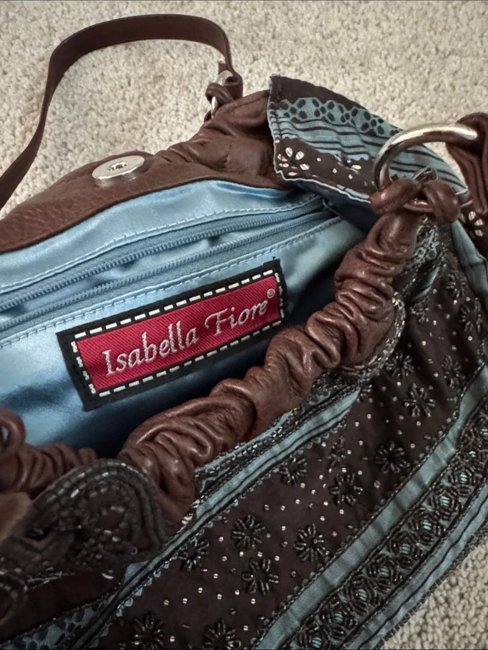 Isabella Fiore embellished satchel - NWOT
